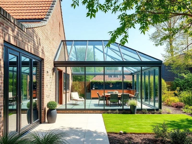 Serre-uitbreiding - projectfoto